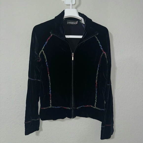 Sno Skins Velour Zip‎ Up Small - Picture 1 of 8